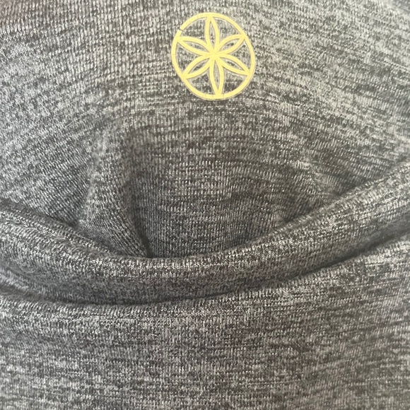 GAIAM Gray Flare High Waisted Yoga Pants Small - Picture 6 of 9